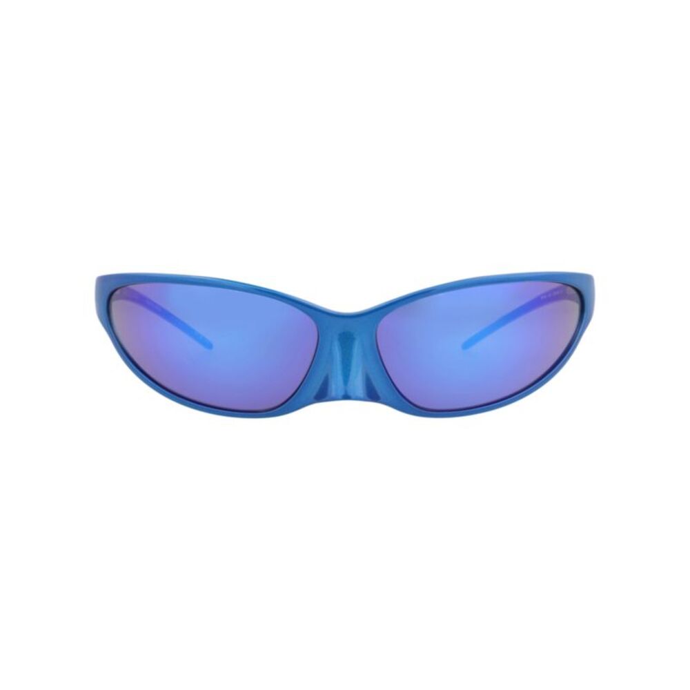 Balenciaga Shield-Frame Alluminium Sunglasses Blue Unisex-Adult